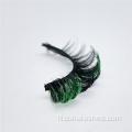 Green Littler Russe Lashes Strips Color Oyelashes russe